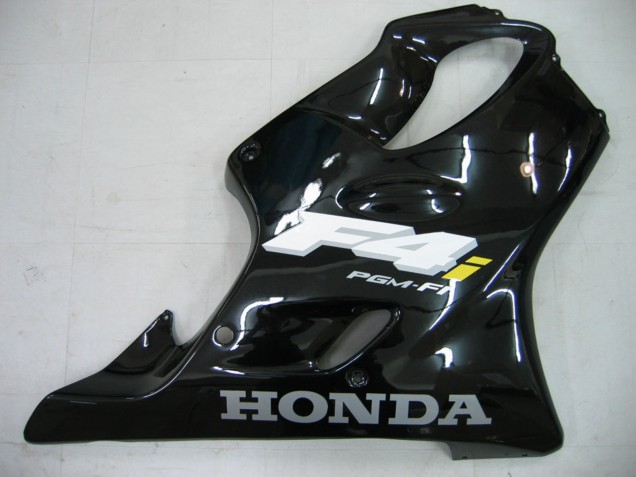 2004-2007 Glossy Black Honda CBR600 F4i Motorcycle Fairings Australia