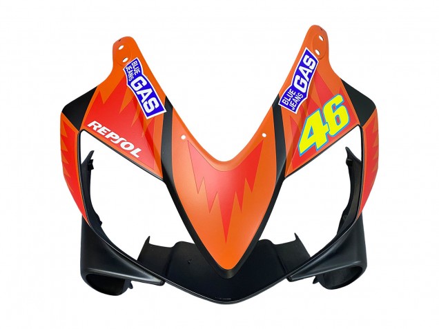 2004-2007 Matte Black Orange Rossi Honda CBR600 F4i Motorcycle Fairings Australia