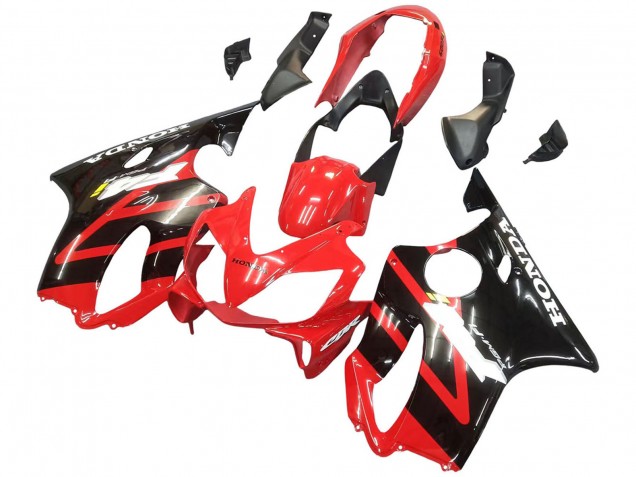 2004-2007 Red Glossy Black Honda CBR600 F4i Motorcycle Fairing Australia