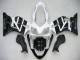 2004-2007 White Glossy Black Honda CBR600 F4i Motorcycle Fairing Australia