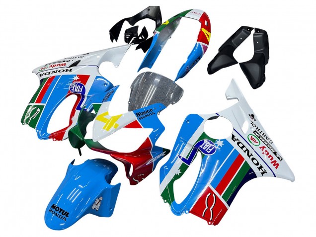 2004-2007 White Blue Green Red Honda CBR600 F4i Motorcycle Fairings Australia