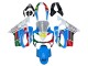 2004-2007 White Blue Green Red Honda CBR600 F4i Motorcycle Fairings Australia