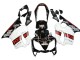 2004-2007 White Glossy Black Red Repsol Honda CBR600 F4i Motorcycle Fairings Australia