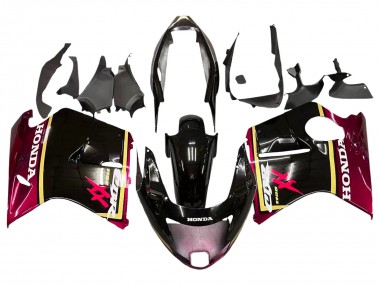 1996-2007 Glossy Black Red Yellow Honda CBR1100XX Blackbird Motorcycle Fairings Australia