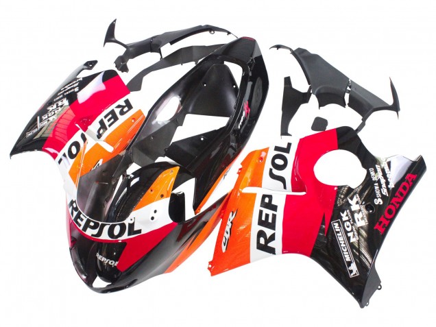 1996-2007 Orange White Red Glossy Black Repsol Honda CBR1100XX Blackbird Abs Motorcycle Fairings Australia