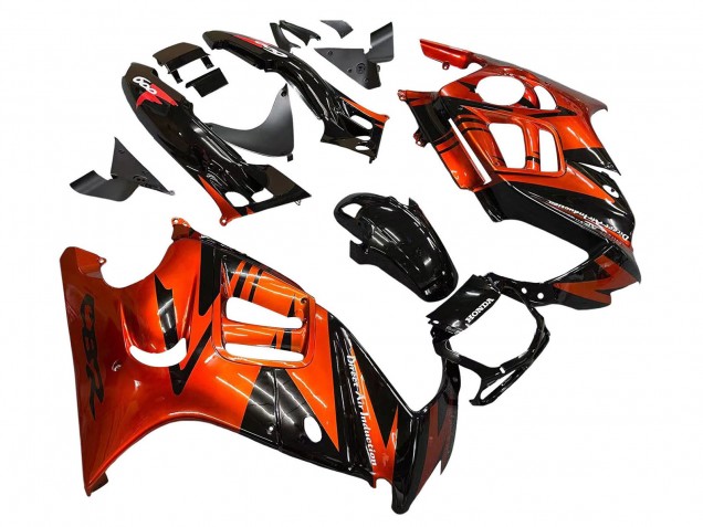 1995-1996 Orange Glossy Black Honda CBR600 F3 Motorcycle Fairings Australia