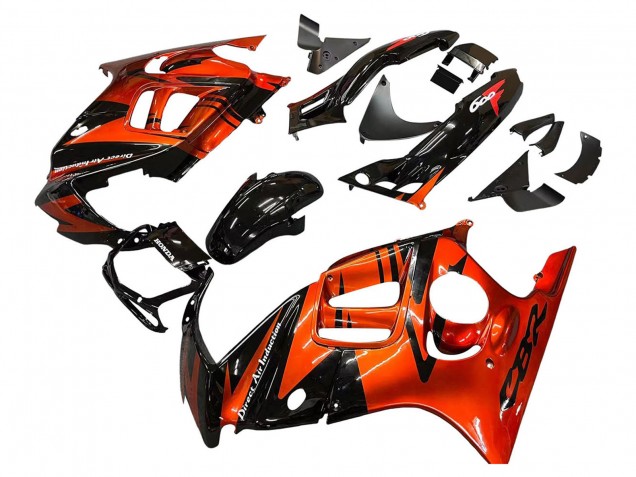 1995-1996 Orange Glossy Black Honda CBR600 F3 Motorcycle Fairings Australia