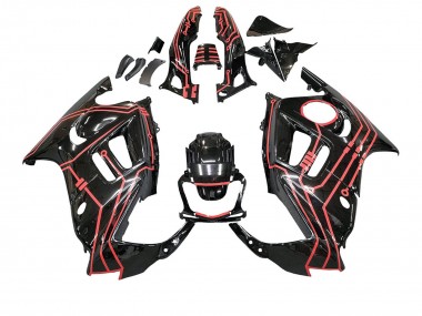 1997-1998 Red Glossy Black Honda CBR600 F3 Motorcycle Fairing Kits Australia