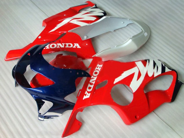 1999-2000 White Red Dark Blue Honda CBR600 F4 Motorcycle Fairings Australia