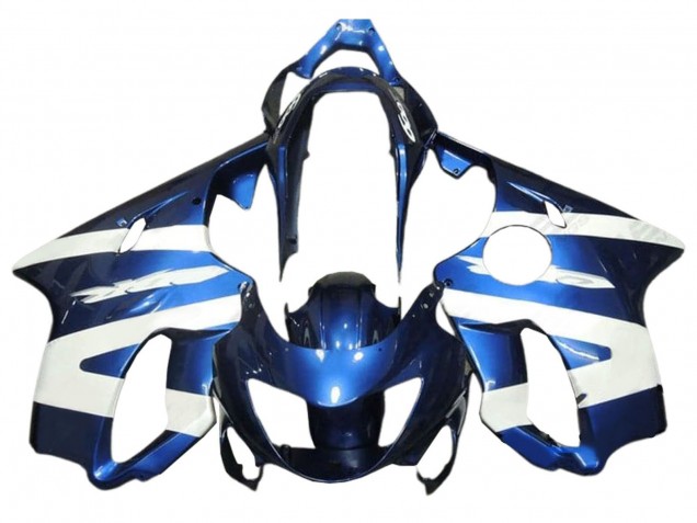 1999-2000 White Blue Honda CBR600 F4 Motorcycle Fairings Australia
