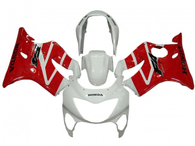 1999-2000 White Red Honda CBR600 F4 Motorcycle Fairings Australia