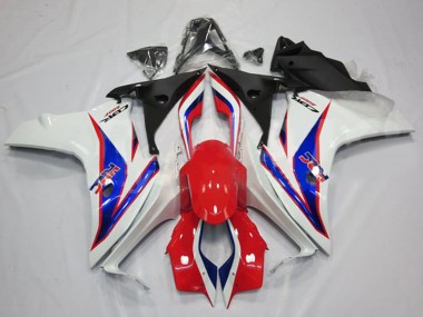 2011-2013 White Red Blue HRC Honda CBR600F Motorcycle Fairings Australia