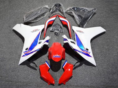2011-2013 White Red Blue HRC Honda CBR600F Motorcycle Fairing Australia