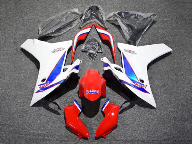 2011-2013 White Red Blue HRC Honda CBR600F Motorcycle Fairing Australia