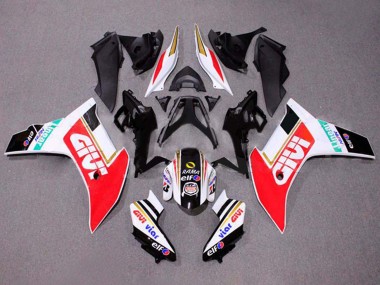 2011-2013 White Red Gold Glossy Black Givi Honda CBR600F Motorcycle Fairings Australia