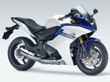 2011-2013 White Blue Honda CBR600F Motorcycle Fairings Australia