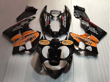 1992-1993 Glossy Black Orange Hm Plant Honda CBR900RR 893 Motorcycle Fairings Australia