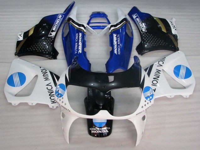 1994-1995 White Blue Glossy Black Konica Minolta Honda CBR900RR 893 Motorcycle Fairings Australia