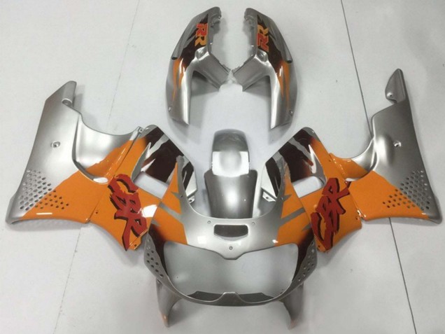 1994-1995 Silver Orange Honda CBR900RR 893 Motorcycle Fairings Australia