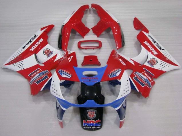 1994-1995 White Red Light Blue Motul Honda CBR900RR 893 Motorcycle Fairings Australia