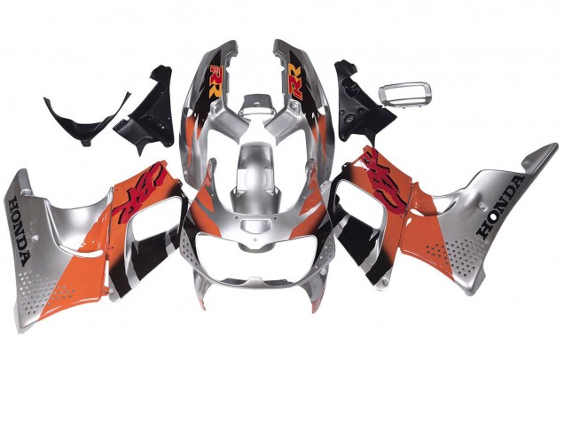 1994-1995 Silver Orange Glossy Black Honda CBR900RR 893 Motorcycle Fairings Australia