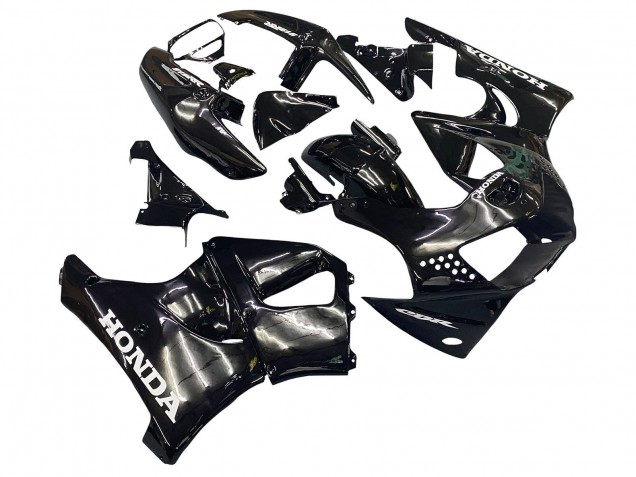 1998-1999 Glossy Black White Decals Honda CBR900RR 919 Motorcycle Fairings Australia
