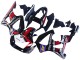 2000-2001 Red White Glossy Black PlayStation 2 Honda CBR900RR 929 Motorcycle Fairings Australia