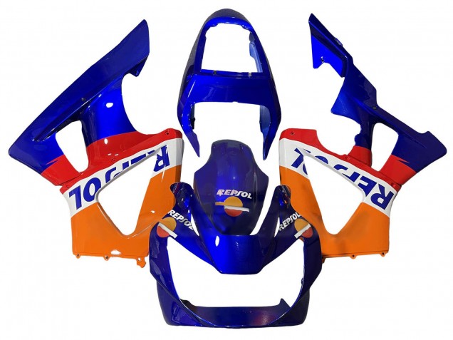 2000-2001 Orange White Red Blue Repsol Honda CBR900RR 929 Motorcycle Fairings Australia