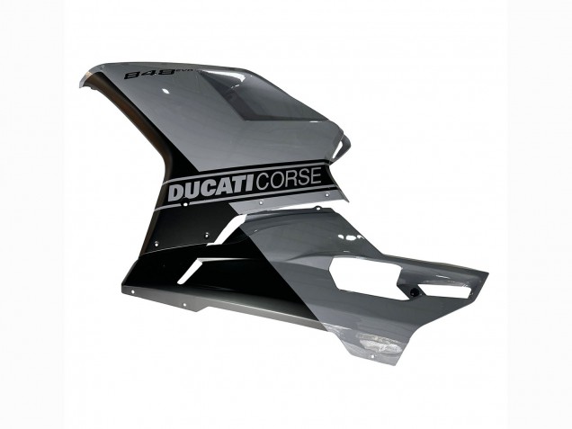 2007-2014 Silver Gold Matte Black Ducati 848 Motorcycle Fairings Australia