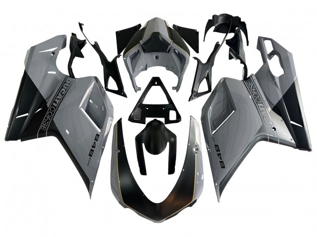 2007-2014 Silver Gold Matte Black Ducati 848 Motorcycle Fairings Australia
