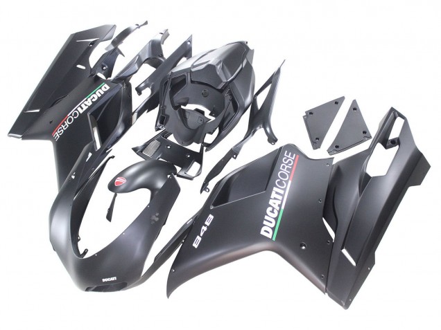 2007-2014 Matte Grey Ducati 848 Motorcycle Fairings Australia