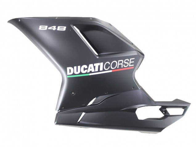 2007-2014 Matte Grey Ducati 848 Motorcycle Fairings Australia