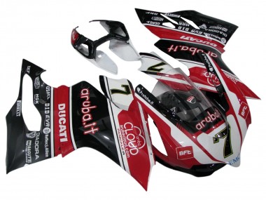 2011-2014 White Red Glossy Black Aruba.it 7 Ducati Panigale 899/1199 Motorcycle Fairings Australia