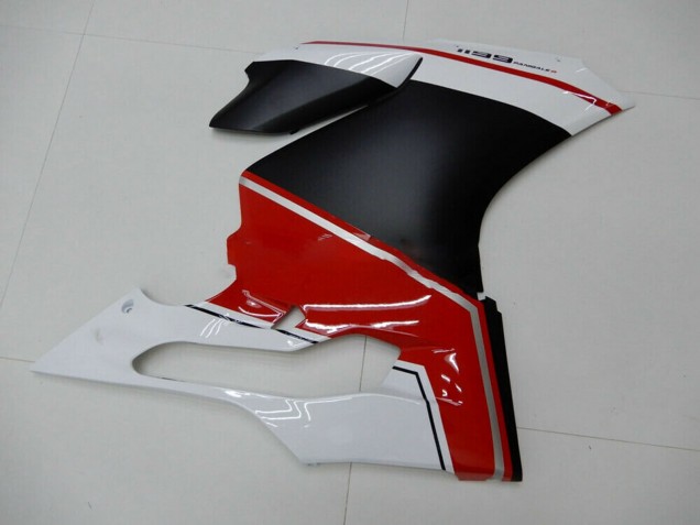 2011-2014 White Red Matte Black Ducati 1199 Motorcycle Fairings Australia