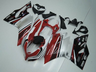 2011-2014 White Red Glossy Black Ducati Panigale 899 Motorcycle Fairing Australia