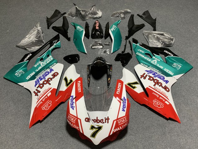 2011-2014 White Red Green Glossy Black Avis Valsir 7 Ducati Panigale 899/1199 Motorcycle Fairings Australia