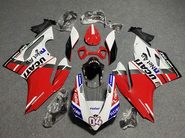 2011-2014 White Red Blue Glossy Black Flex-Box Valsir 04 Ducati Panigale 899/1199 Motorcycle Fairings Australia