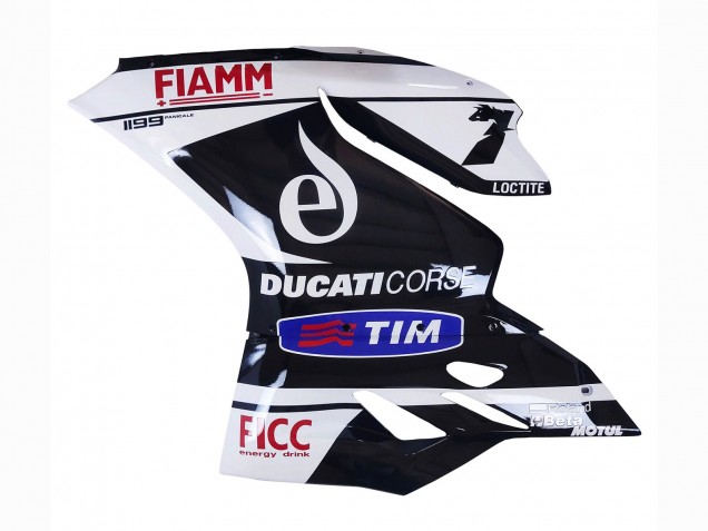 2011-2014 White Black Blue Fiamm Ficc 7 Ducati Panigale 899/1199 Motorcycle Fairings Australia