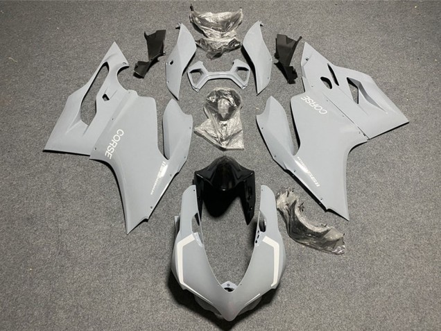 2011-2014 Light Nardo Grey White Corse Ducati 1199 Motorcycle Fairings Australia