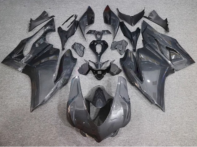 2015-2020 Black Carbon Fiber Style Ducati 959/1299 Motorcycle Fairings Australia