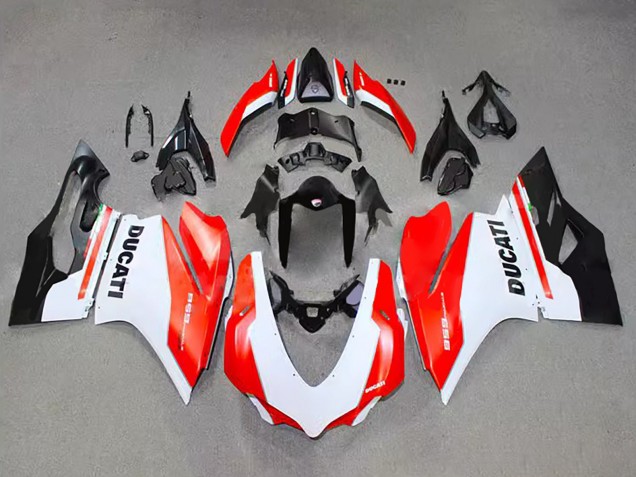 2015-2020 White Red Glossy Black Ducati 959 Motorcycle Fairing Australia