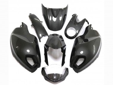 2008-2012 Black Carbon Fiber Style Ducati Monster 696 796 1100 1100S Motorcycle Fairings Australia