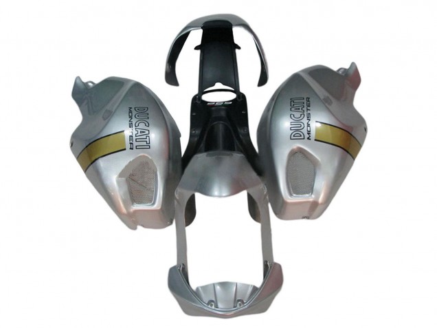 2008-2012 Silver Gold Ducati Monster 696 796 1100 1100S Motorcycle Fairings Australia