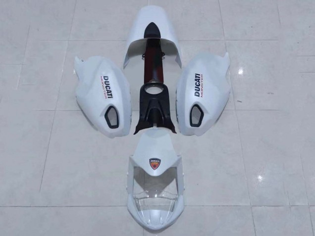 2008-2012 White Ducati Monster 696 796 1100 1100S Motorcycle Fairing Australia