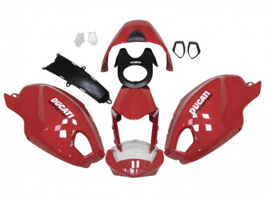 2008-2012 Red White Ducati Monster 696 796 1100 1100S Motorcycle Fairings Australia