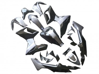 2002-2006 Silver Glossy Black Honda CBR125R Motorcycle Fairings Australia