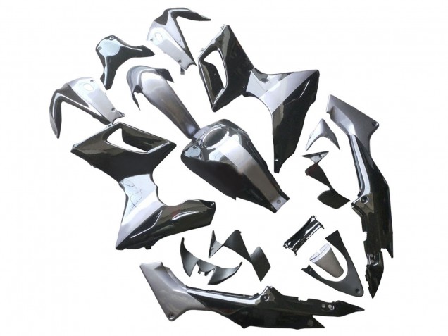 2002-2006 Silver Glossy Black Honda CBR125R Motorcycle Fairings Australia