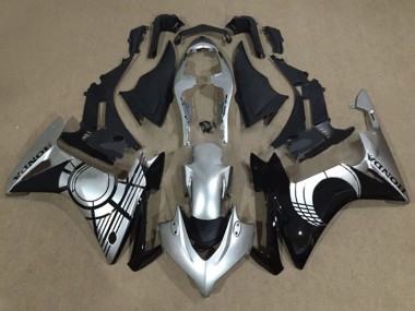 2013-2015 Silver Glossy Black Honda CBR500R Motorcycle Fairings Australia