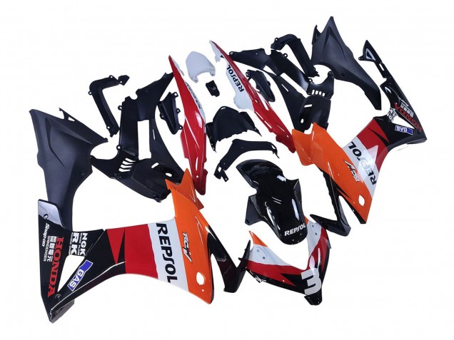 2013-2015 Orange White Red Glossy Black Repsol 3 Honda CBR500R Motorcycle Fairings Australia