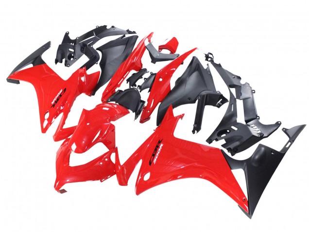 2013-2015 Red Matte Black Honda CBR500R Motorcycle Fairings Australia